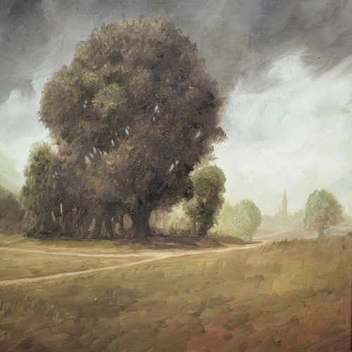 500x500 Thewaytgallery Originals - Fork In The Road Painting