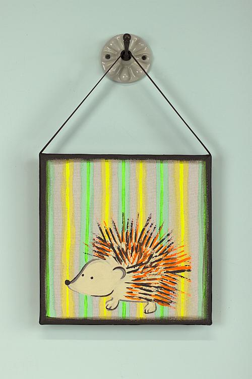 500x752 Porcupine Fork Art Wall Decor - Fork Painting