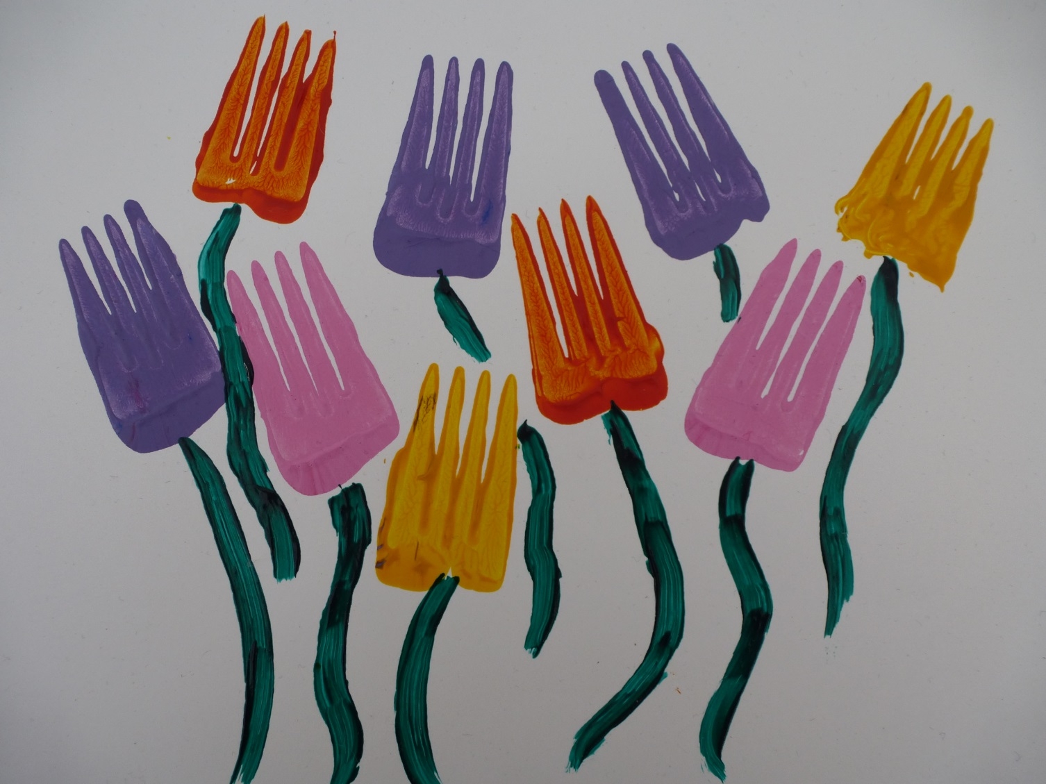 1506x1129 Upcycling Obsession 15 Awesome Crafts Made With Plastic Forks - Fork Painting