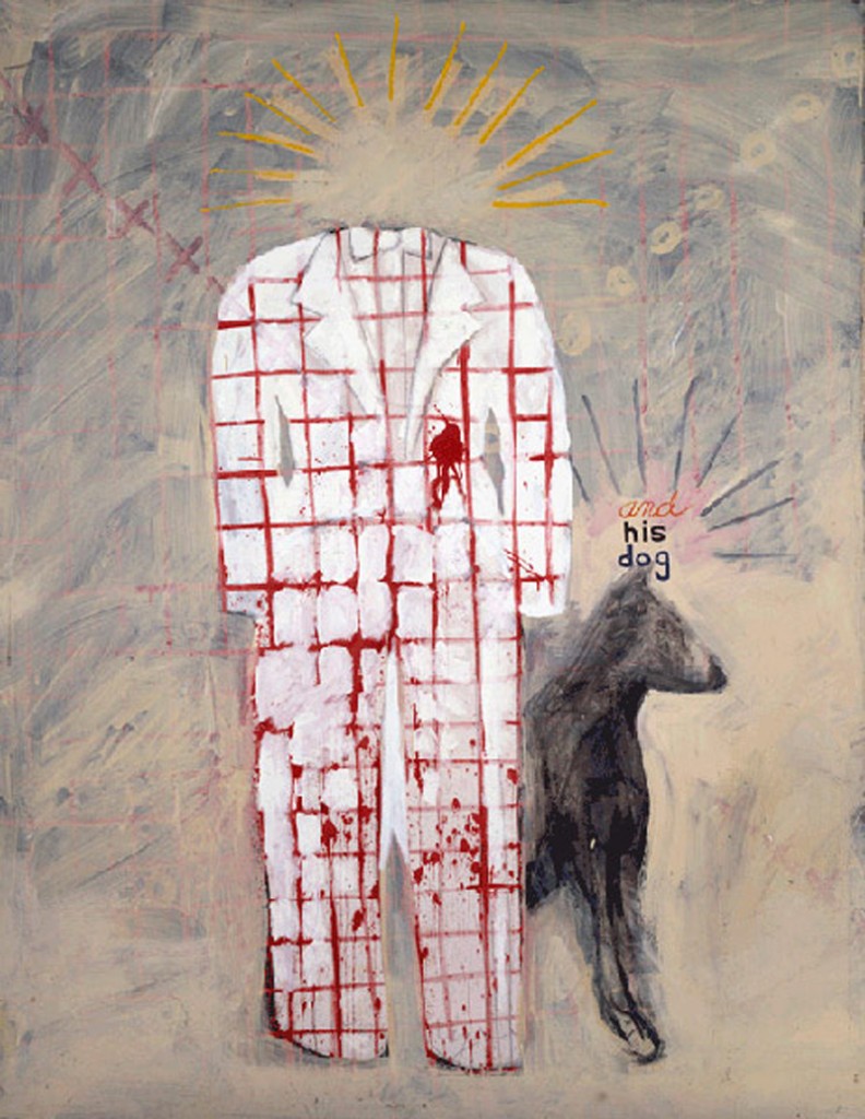 792x1024 Julian Schnabel Formal Painting And His Dog - Formal Painting