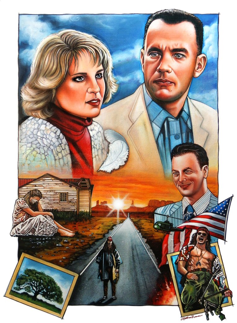 765x1043 Forrest Gump By Chrisroma - Forrest Gump Painting