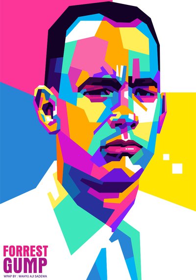 400x570 Forrest Gump By Wahyuajisadewa - Forrest Gump Painting