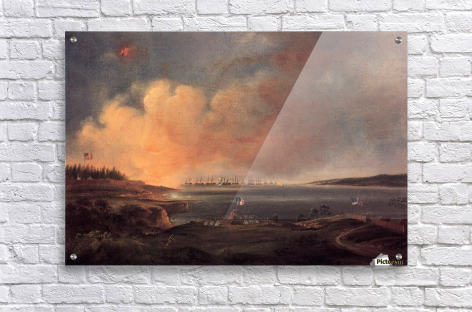 933x617 The Battle Of Fort Mchenry - Fort Mchenry Painting