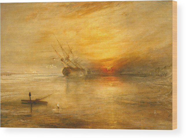 643x479 Fort Vimieux Wood Print By Joseph Mallord William Turner - Fort Vimieux Painting