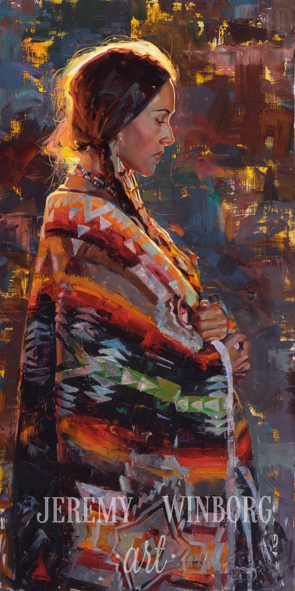 600x1200 Fortitude Original (Sold) - Fortitude Painting