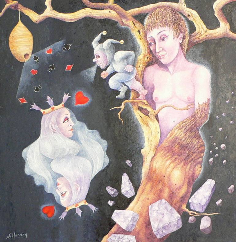 770x790 Saatchi Art Fortuna Painting By Cynthia Harden - Fortuna Painting