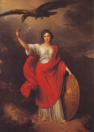 400x561 Lady Fortuna - Fortuna Painting