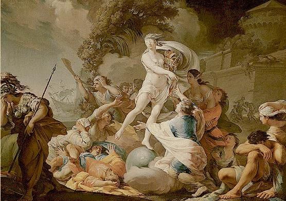 556x391 Blind Fortuna - Fortuna Painting