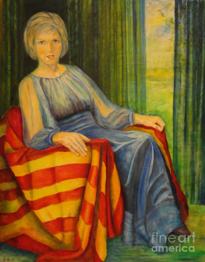 706x900 Fortuna Painting By Dagmar Helbig - Fortuna Painting