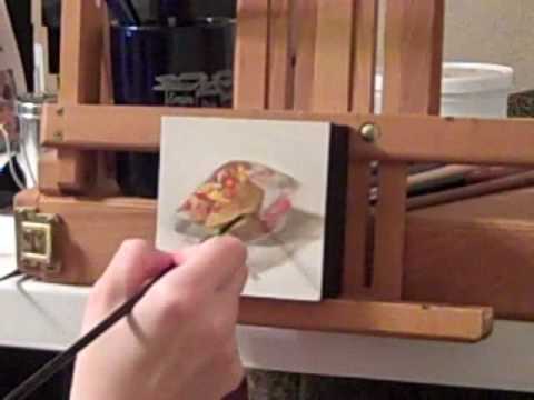 480x360 Fortune Cookie Alla Prima Oil Painting Demo - Fortune Cookie Painting