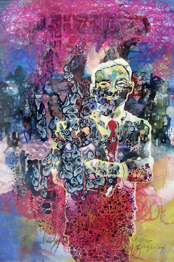 598x900 Metropolitan Fossil Painting By James Huntley - Fossil Painting