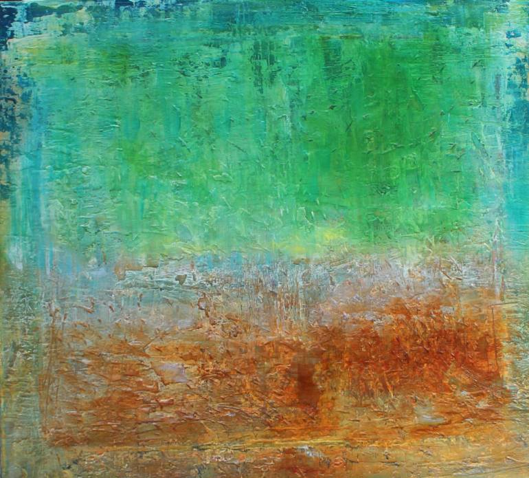 770x695 Saatchi Art Fossil Painting By Daphne Verheijke - Fossil Painting