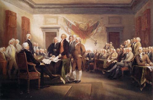 496x325 Today's Example Of Brainless, Fact Free So Called - Founding Fathers Painting