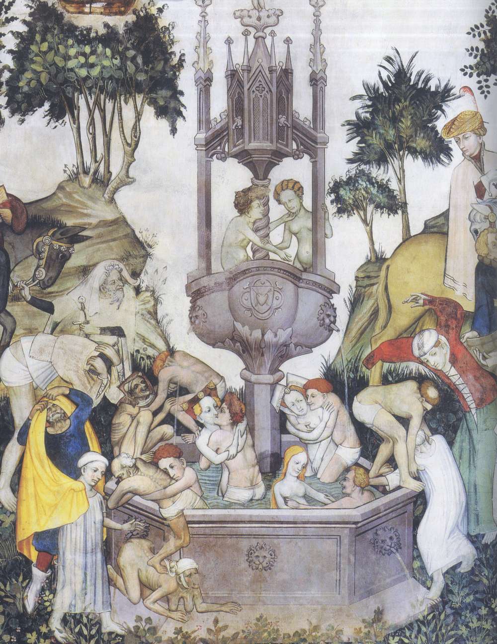 1000x1296 Herodotus And The Fountain Of Youth The Talkative Man - Fountain Of Youth Painting