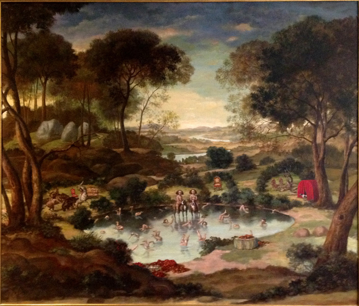 704x600 Julie Heffernan Littlejohn Contemporary - Fountain Of Youth Painting