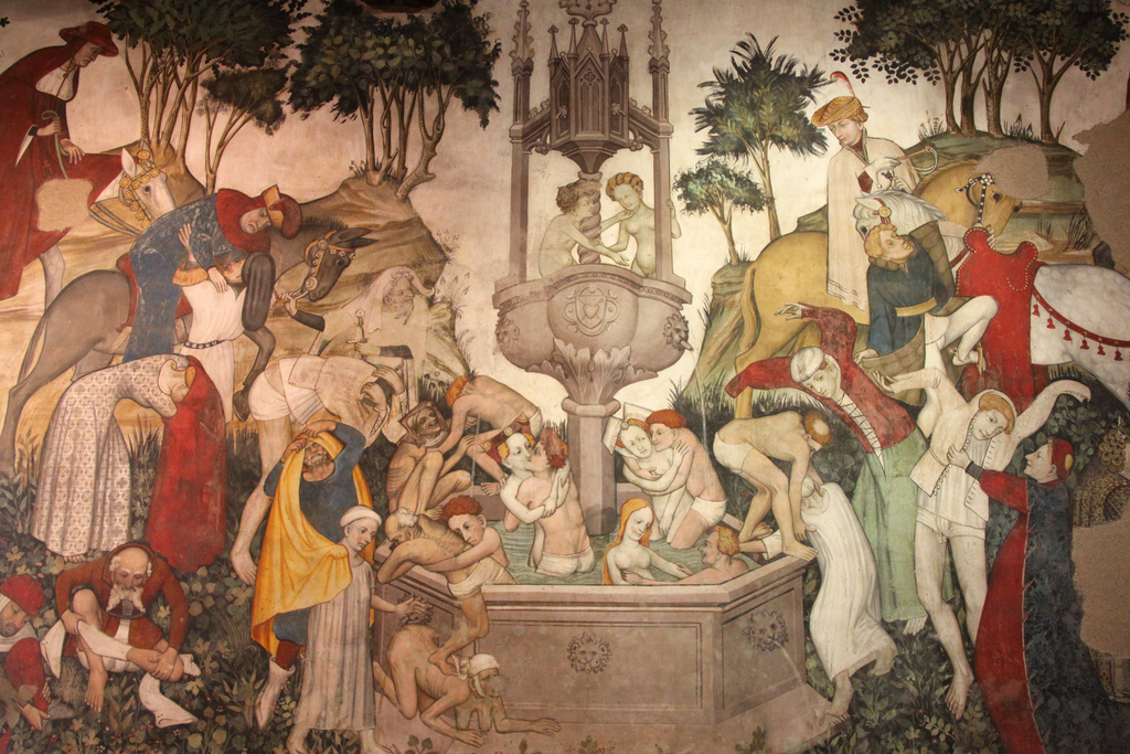 1024x683 Maestro Della Manta - Fountain Of Youth Painting