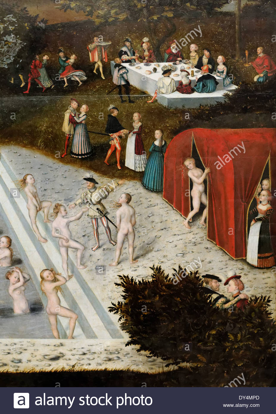 927x1390 Fountain Of Youth Painting Of Lucas Cranach Stock Photos Amp - Fountain Of Youth Painting