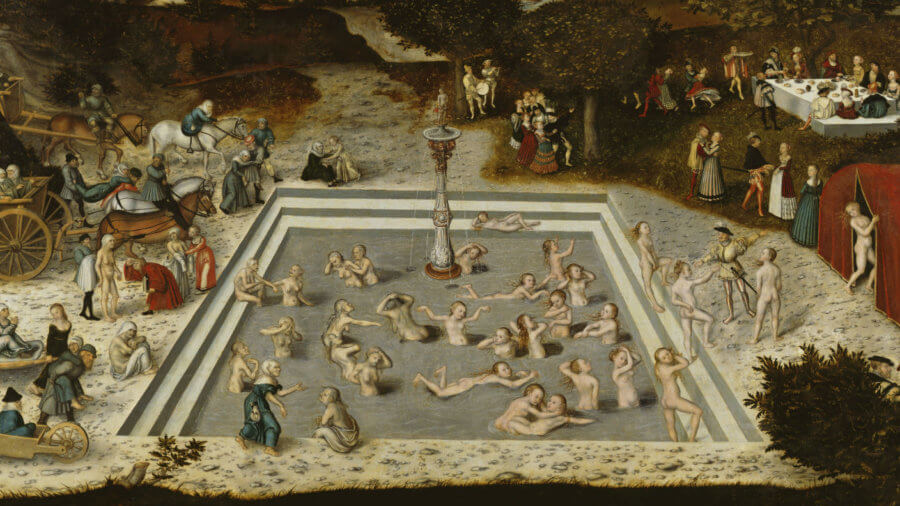 900x506 The Fountain Of Youth Immortality Painting By Lucas Cranach Der - Fountain Of Youth Painting
