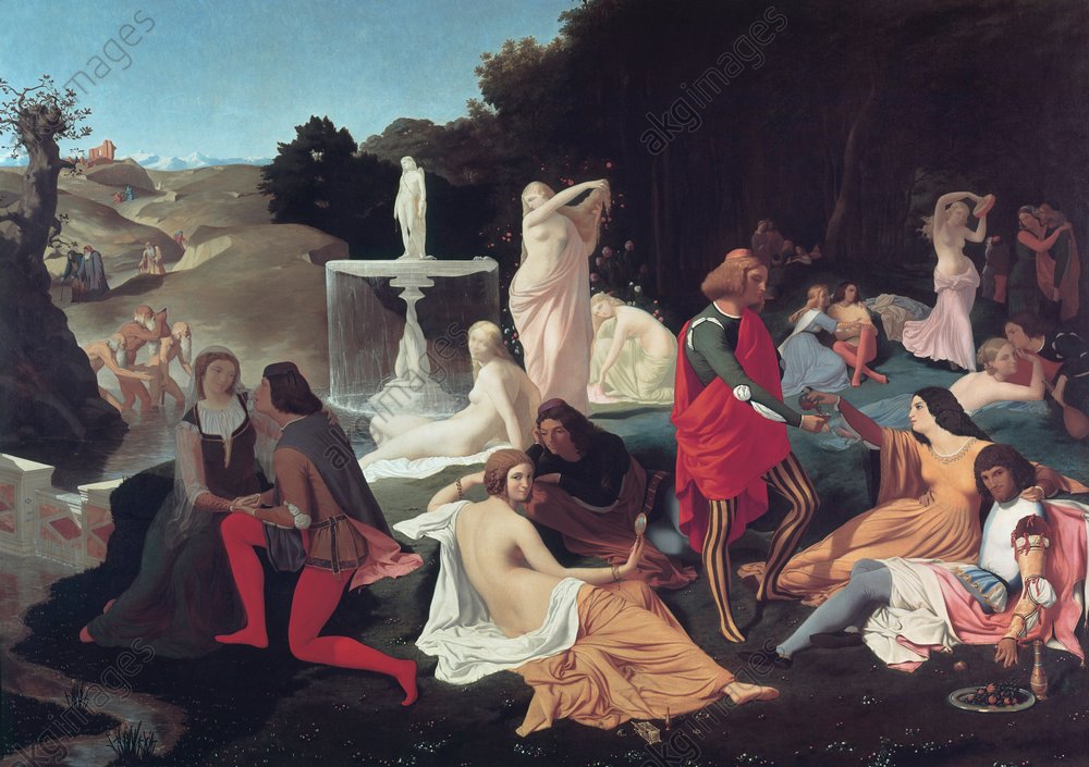 1000x705 Akg Images - Fountain Of Youth Painting