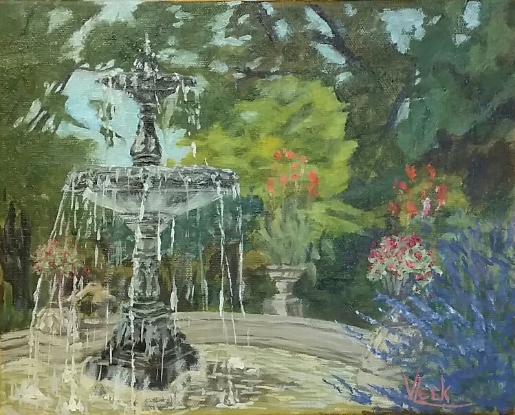 Fountain Painting at PaintingValley.com | Explore collection of ...