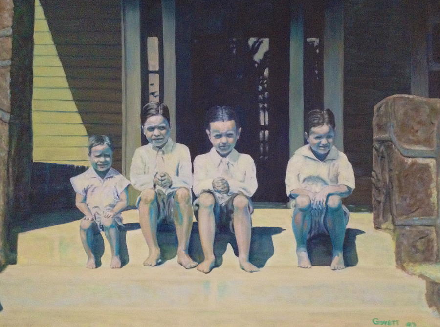 900x670 Four Brothers Painting By Gary Govett - Four Brothers Painting