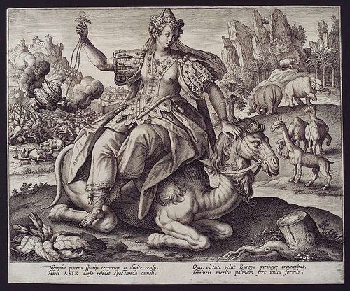 500x416 Bibliodyssey Allegory Of The Continents - Four Continents Painting