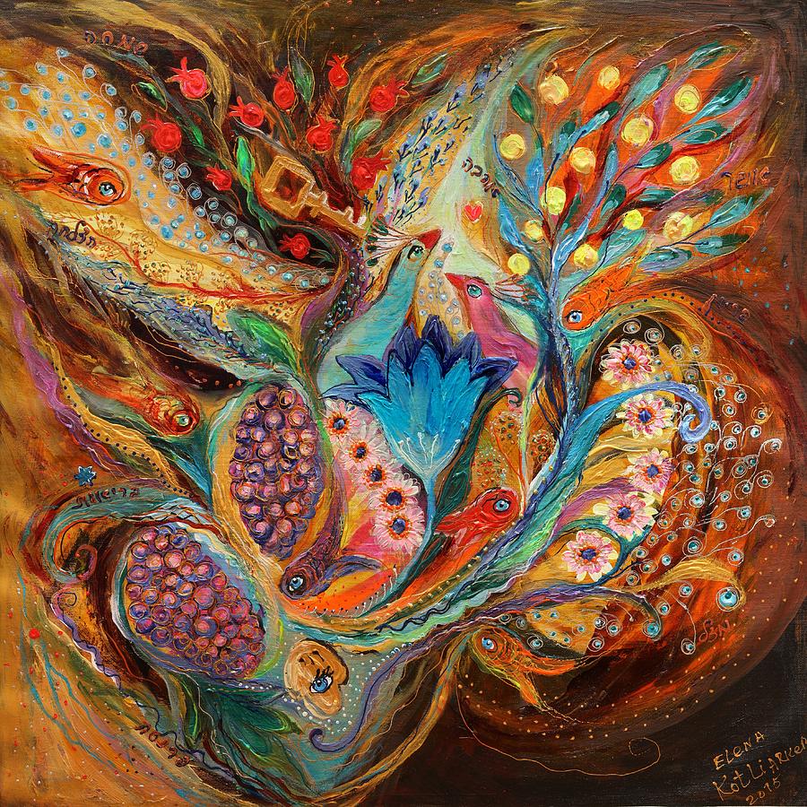 900x900 Four Elements Iii. Earth Painting By Elena Kotliarker - Four Elements Painting