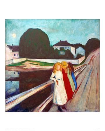 360x450 Four Girls On The Bridge, 1905 Giclee Print By Edvard Munch - Four Girl Painting