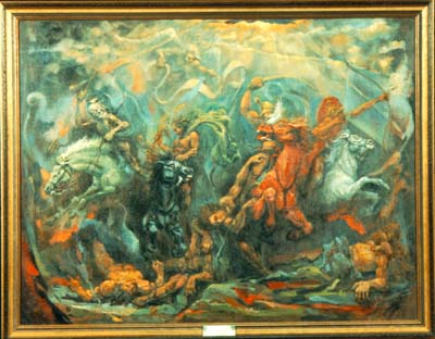 400x312 The Four Horsemen - Four Horsemen Of The Apocalypse Painting