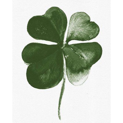 400x400 Oliver Gal - Four Leaf Clover Painting