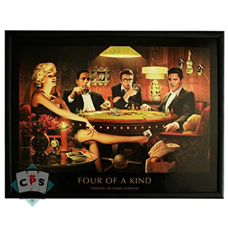 466x466 Poker - Four Of A Kind Painting