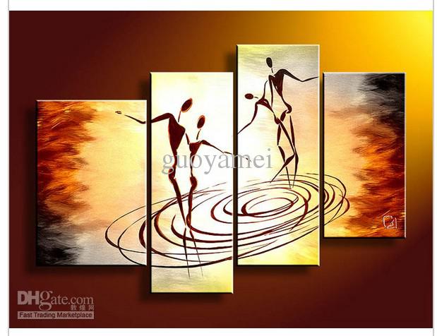 619x476 Dorable 4 Piece Canvas Wall Art Image Collection - Four Piece Painting