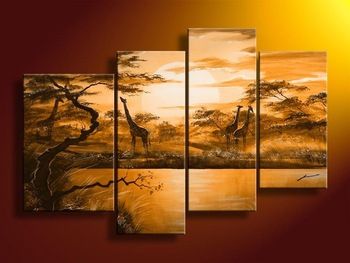 350x263 Four Piece Painting Art Pretty Pictures - Four Piece Painting