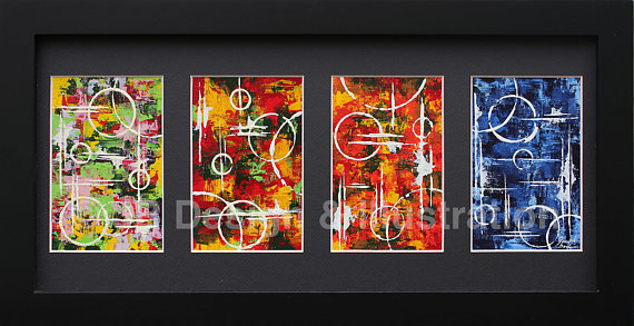 570x293 Four Seasons Abstract Painting Original - Four Seasons Abstract Painting