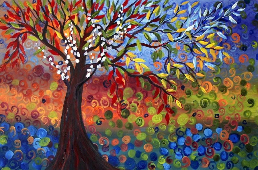 900x596 Four Seasons Painting By Luiza Vizoli - Four Seasons Painting