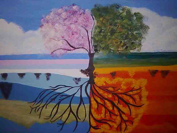 600x450 Four Seasons By Gloria Malouf March - Four Seasons Painting
