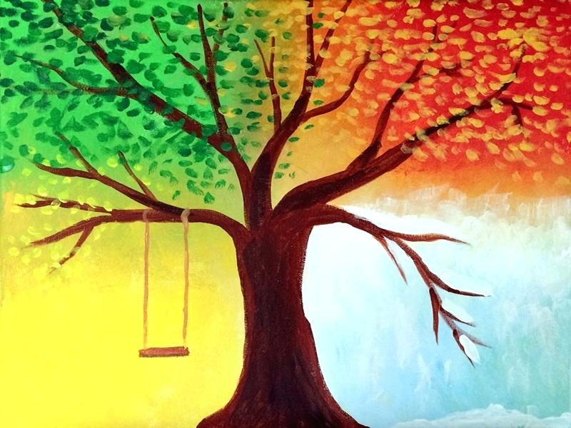 800x600 4 Seasons Painting Four Seasons - Four Seasons Painting