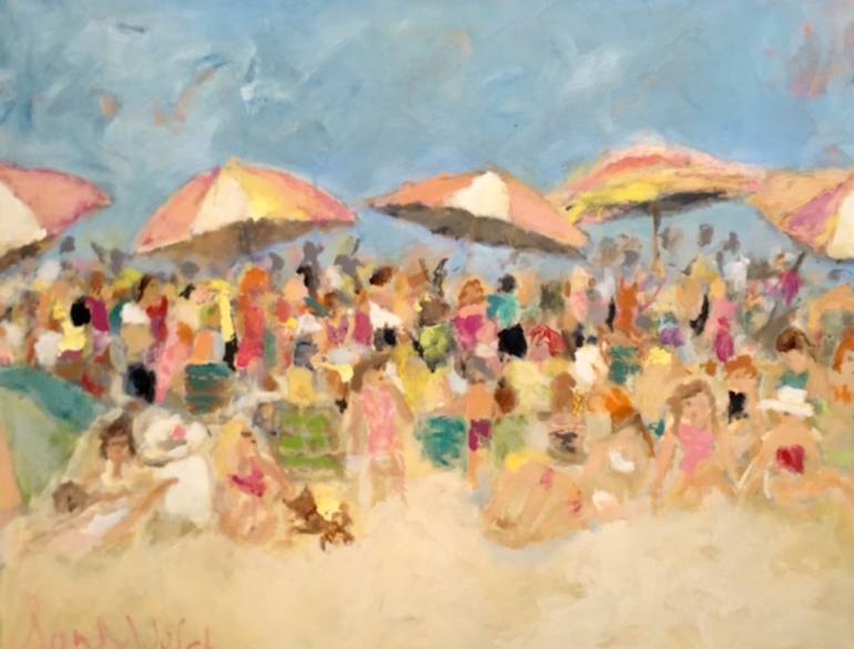 770x585 Saatchi Art Fourth Of July Painting By Sandy Welch - Fourth Of July Painting