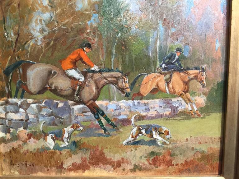 768x576 Louis A'Axi - Fox And Hound Painting