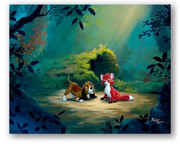 600x480 Artist Fox And The Hound Art Fascination St. Fine Art Amp Framing - Fox And Hound Painting