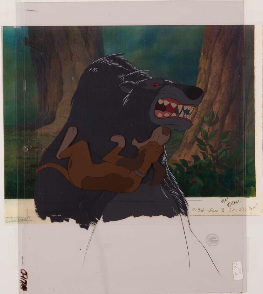 894x1000 Original Production Cels From The Fox And The Hound - Fox And Hound Painting