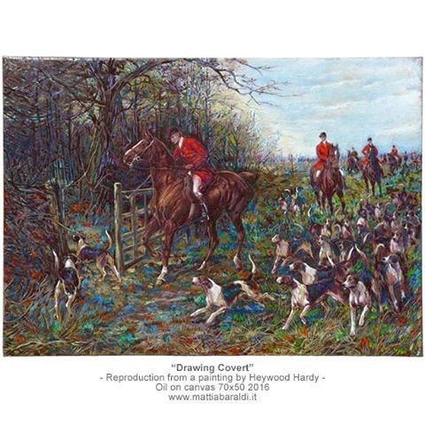 480x480 Images About - Fox Hunt Oil Painting