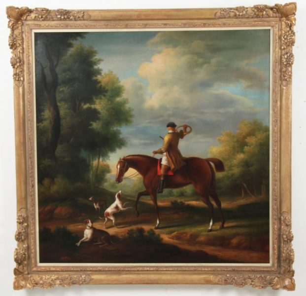 621x600 Fox Hunt Oil Painting Tyres2c - Fox Hunt Oil Painting