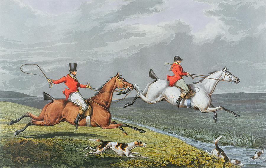 900x570 Fox Hunting - Fox Hunt Painting