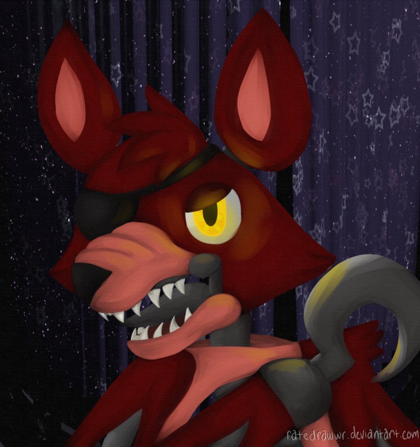 866x923 Foxy Painting By Ratedrawwr - Foxy Painting
