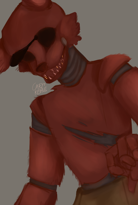 557x825 Foxy Painting Warm Up By Caseykeshui - Foxy Painting