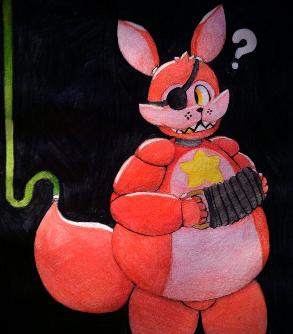 1123x1280 Puffstar Foxy By Pixel Star - Foxy Painting