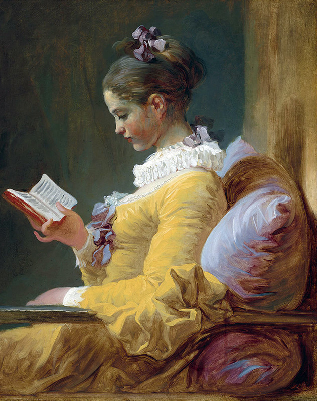632x800 A Young Girl Reading By Jean Honore Fragonard, Oil Painting Canvas - Fragonard Painting