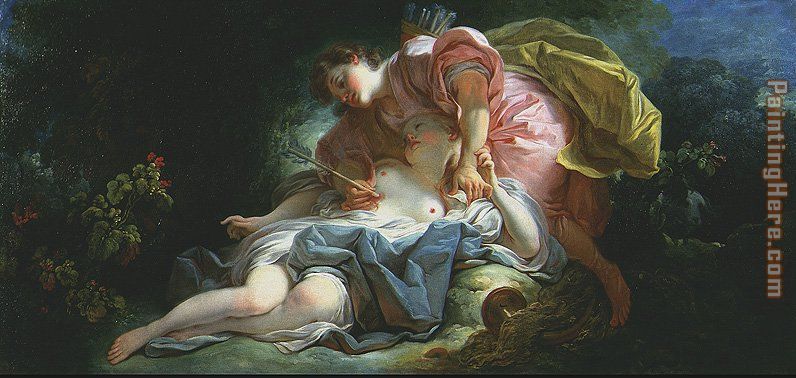 796x378 Jean Honore Fragonard Cephale Et Procris Painting Anysize 50% Off - Fragonard Painting