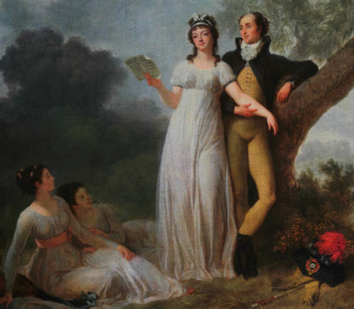 500x436 Jean Honore Fragonard Romantic French Rococo Painter - Fragonard Painting